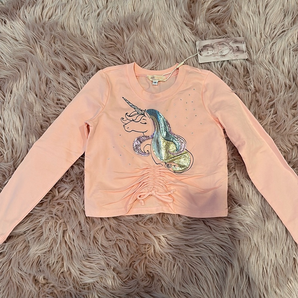 Girls unicorn tee